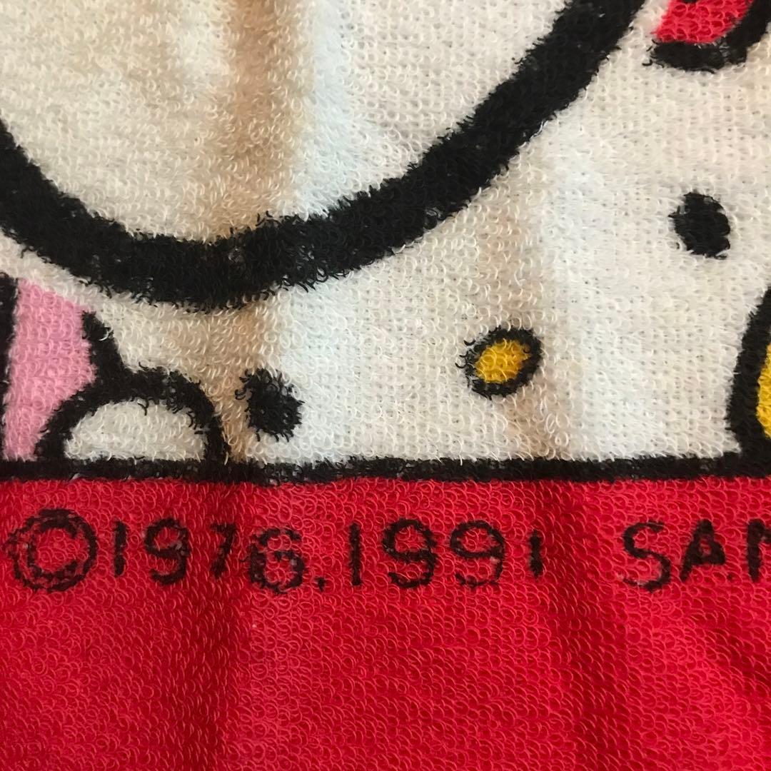 再値下げ　サンリオレトロ　未使用　日本製キティ　タオルケット　1991年製