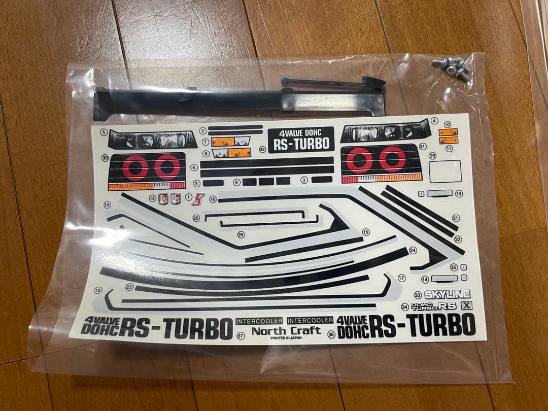 ノースクラフト R30スカイライン RSターボ 1/10ラジコンボディ 鉄仮面