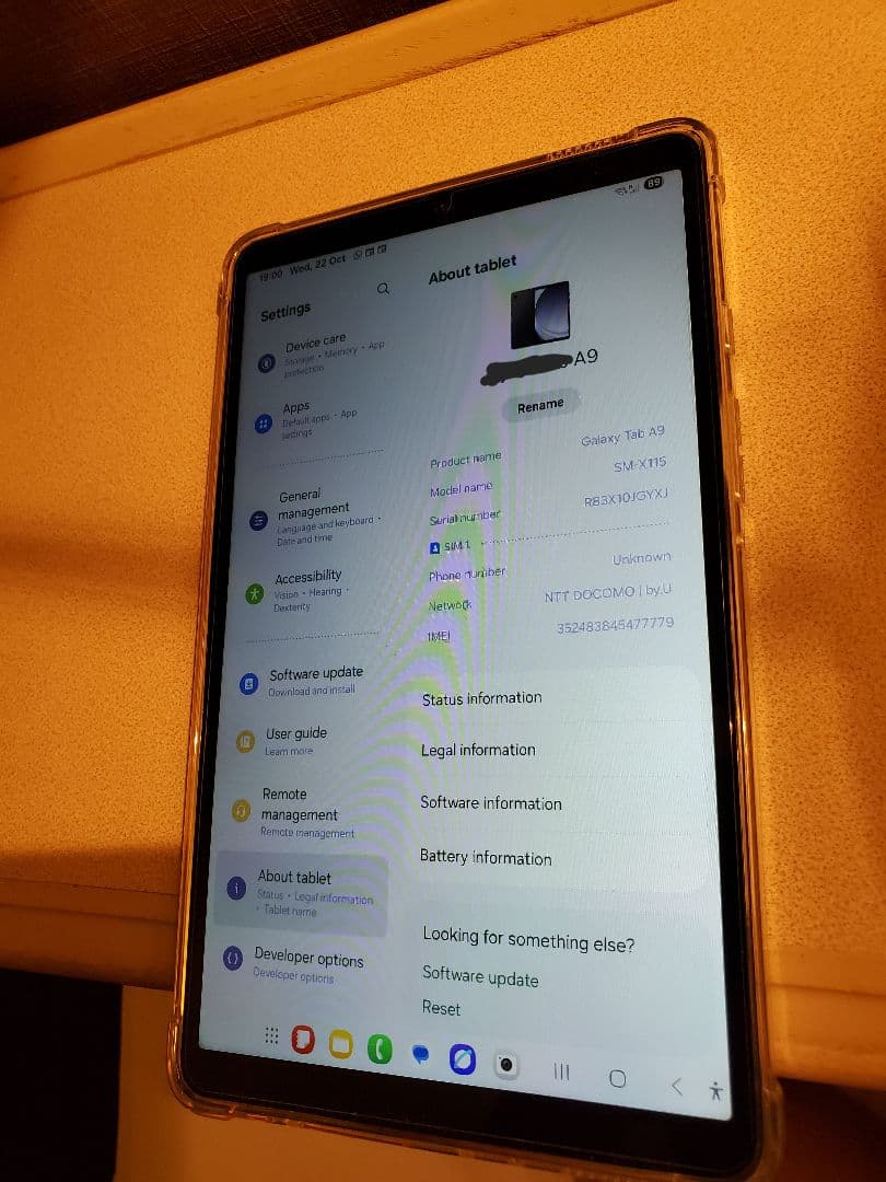 超美品・LTE対応★Galaxy Tab A9 4GB＋64GB 8.7インチ