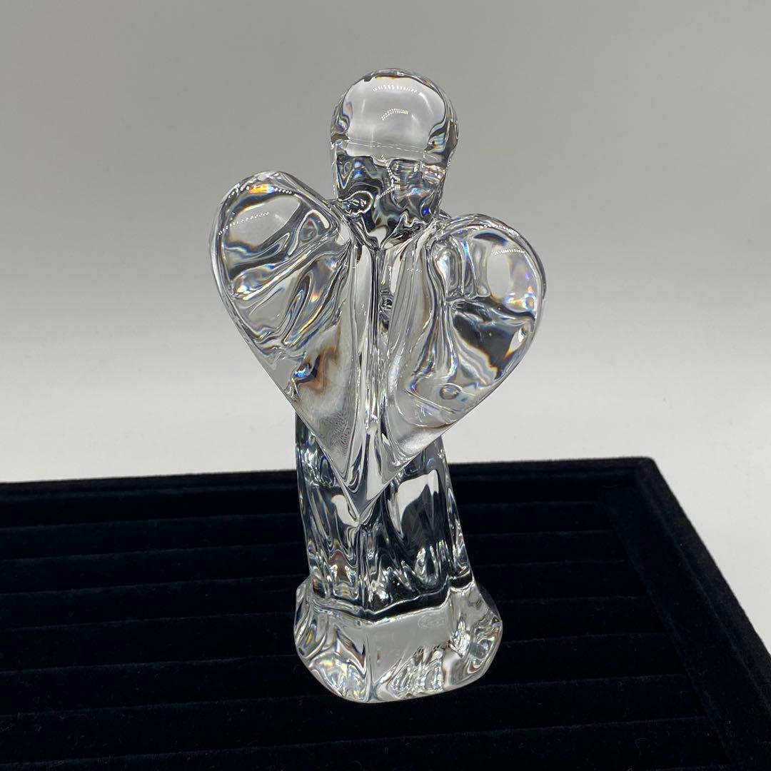 バカラ クリスタル 置物　天使　女神　笛　ラッパ　箱無し　no.157