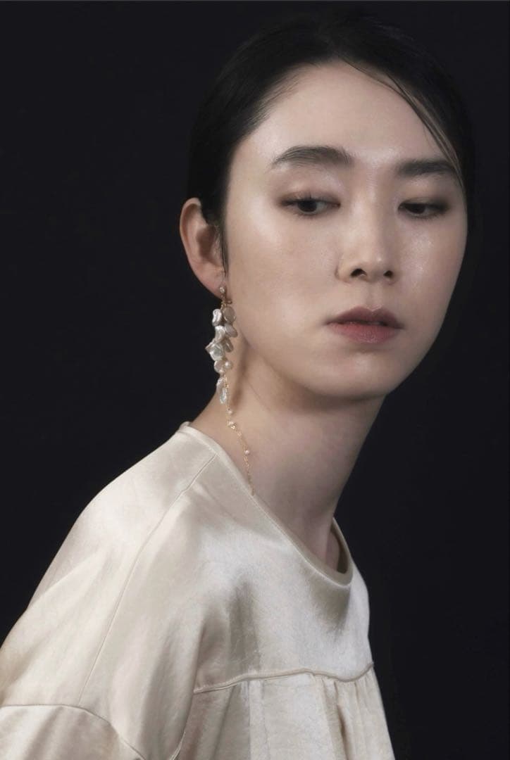 michiru　KOKI　ピアス両耳　(バロックパール、ケシパール、淡水パール)