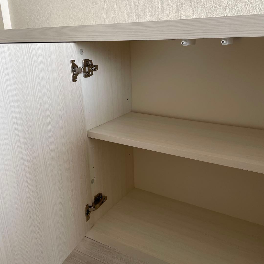 KEYUCA ケユカ 木製　キャビネット　ホワイト