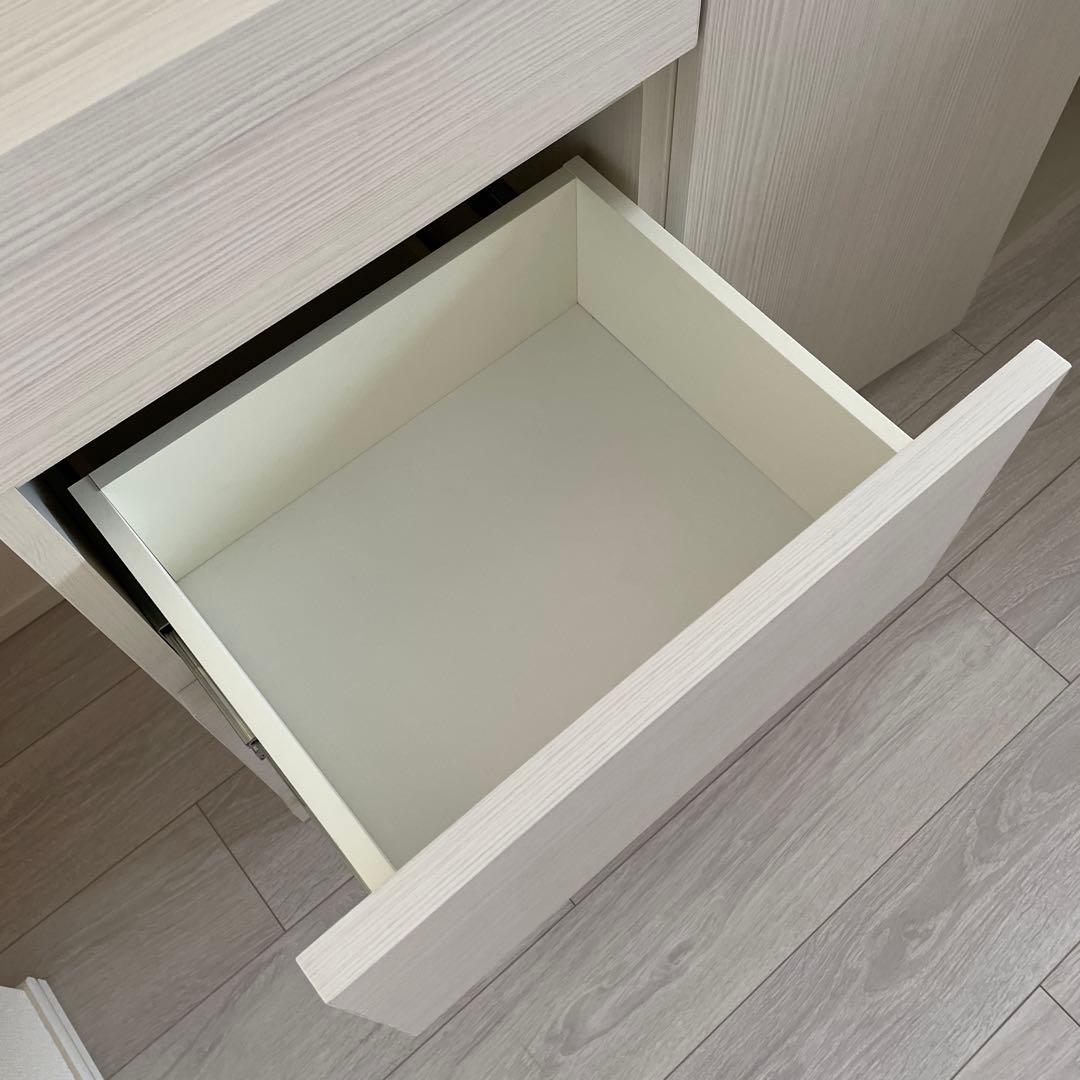 KEYUCA ケユカ 木製　キャビネット　ホワイト