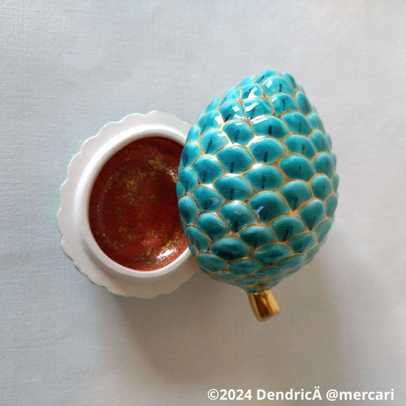 手塚充 作　まつぼっくり　仁清写　香合　共箱　茶道具　新品未使用　⑥