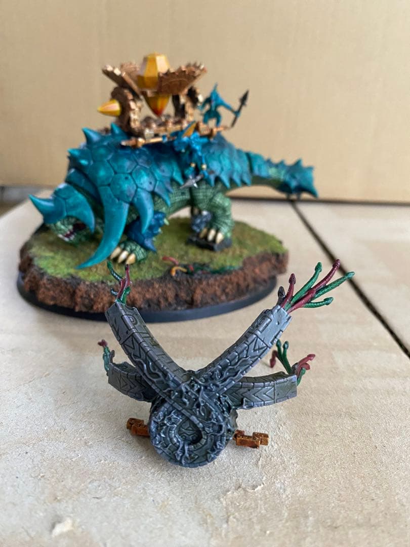 ウォーハンマー　塗装済み　セラフォン　バスティラドン