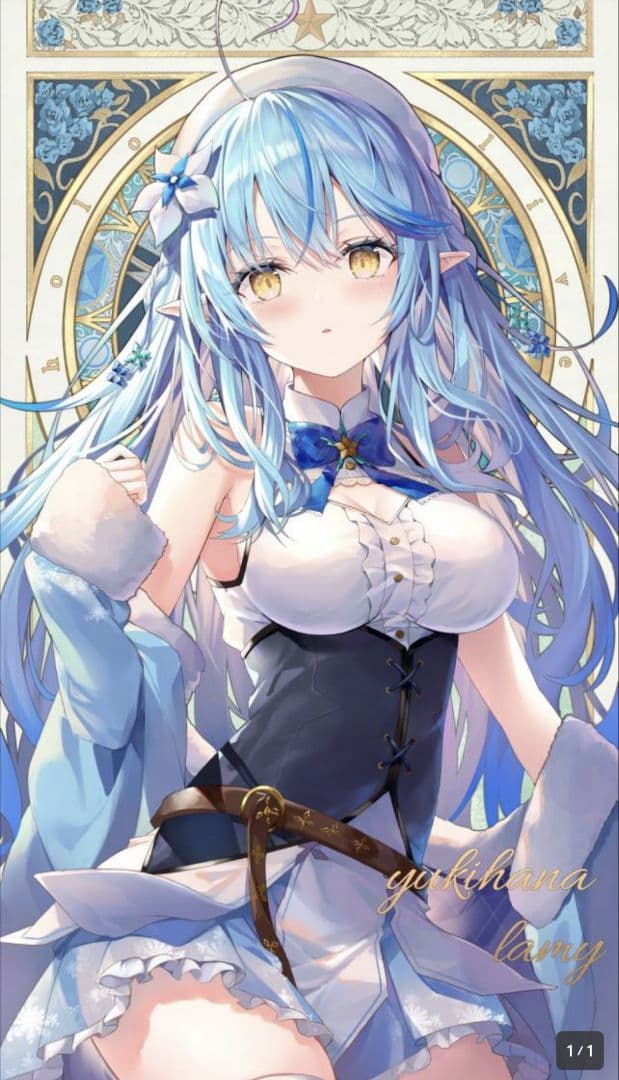 雪花ラミィ リン☆ユウ 書き下ろしB1タペストリー ホロライブ ホロケット