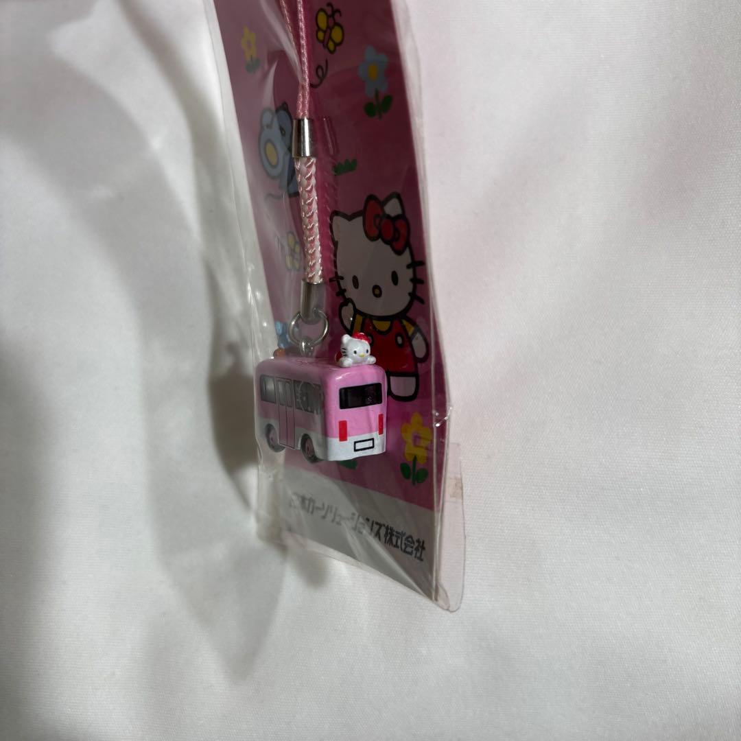 ハローキティ バス型ストラップ ピンク