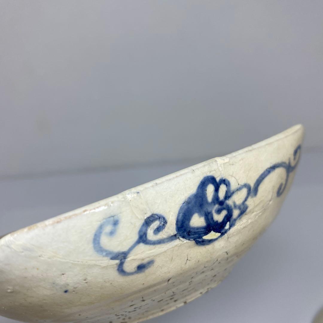 尾形乾山　染付皿5枚　共箱　トヒオ　東さ7-0323☆2F