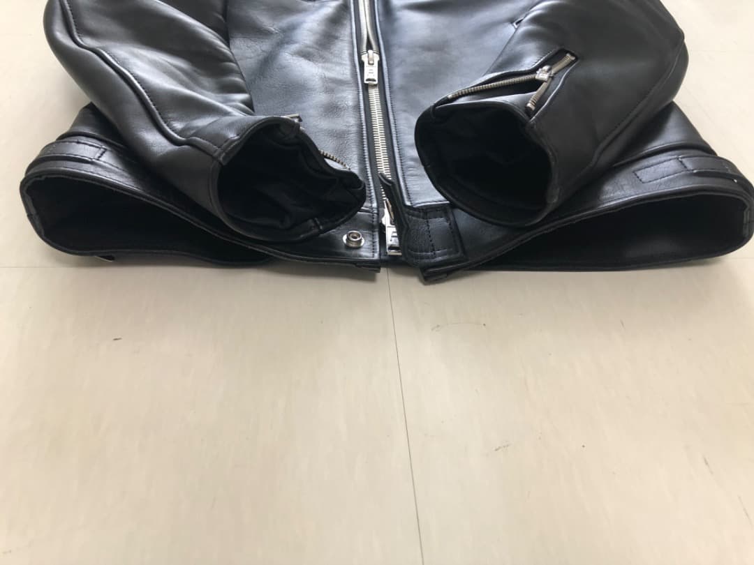 美品 666 LJM-17TFシングルライダースジャケット 36