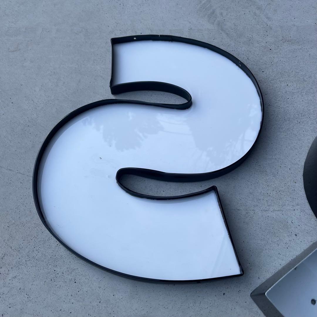 S 看板 アルファベット レターサイン 文字 アメリカ ビンテージ アンティーク