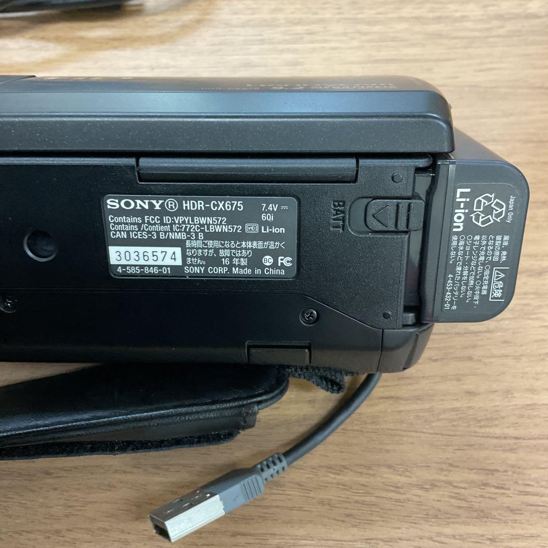 SONY HDR-CX675 ビデオカメラ 本体　2016年