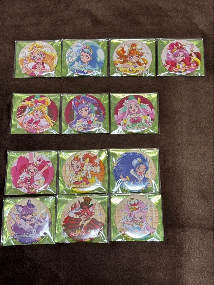 全プリキュア展　缶バッジ　コンプリート