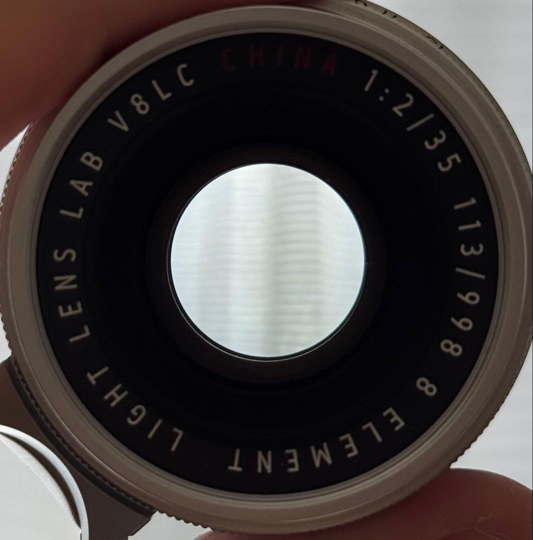 周八枚 Light Lens Lab 35mm f2.0 シルバー