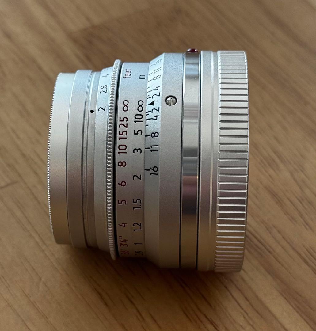 周八枚 Light Lens Lab 35mm f2.0 シルバー