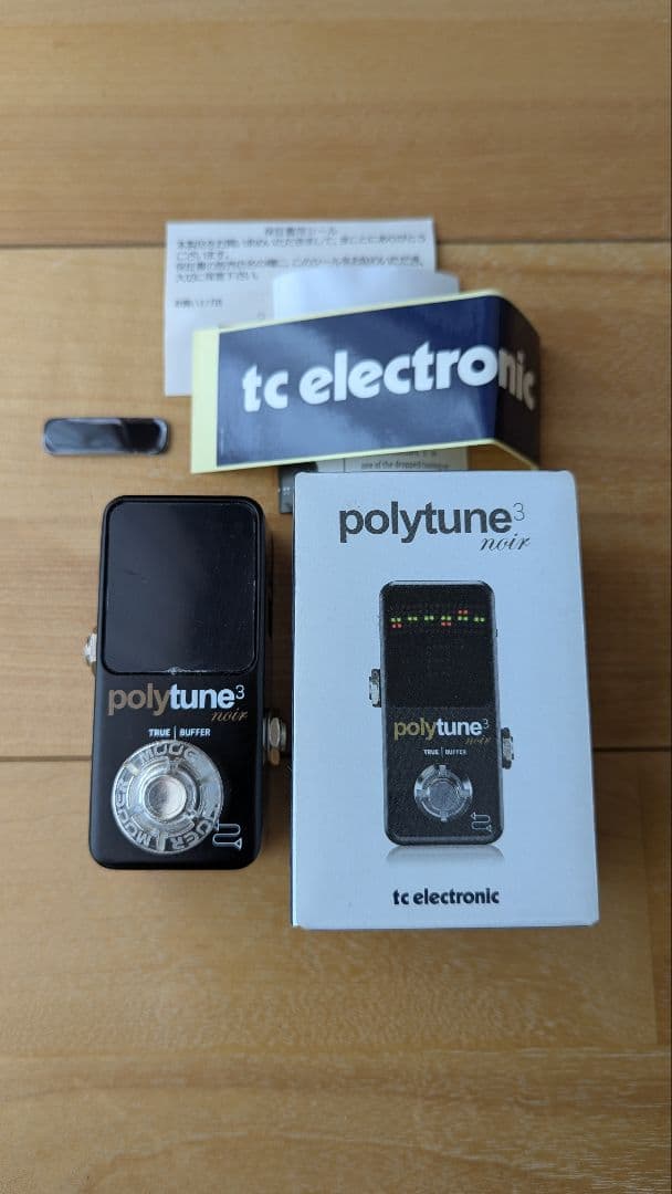 【美品】tc electronic POLYTUNE 3 NOIR チューナー