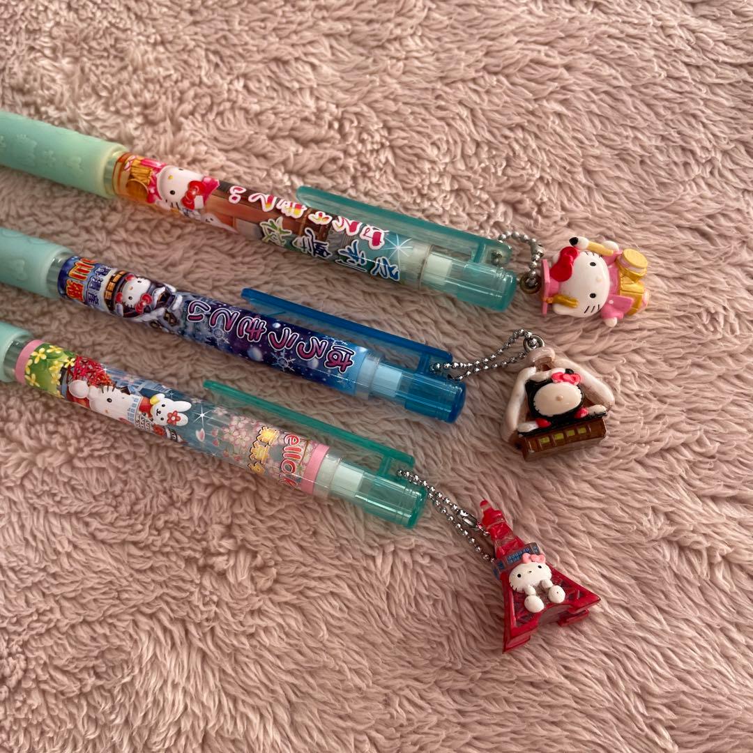 ハローキティ　ご当地キティ　ボールペン　シャープ　18本