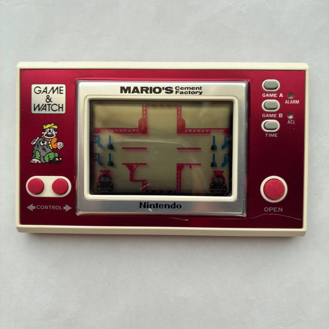 Nintendo MARIO'S Cement Factory ゲーム&ウォッチ