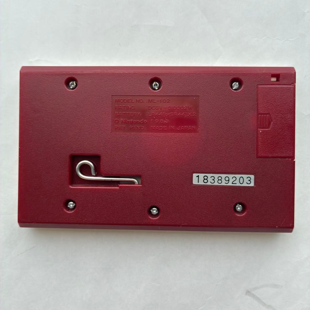 Nintendo MARIO'S Cement Factory ゲーム&ウォッチ