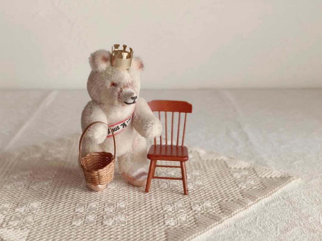 * vintage bear ❀ クリーム色の ベルリン・ベア