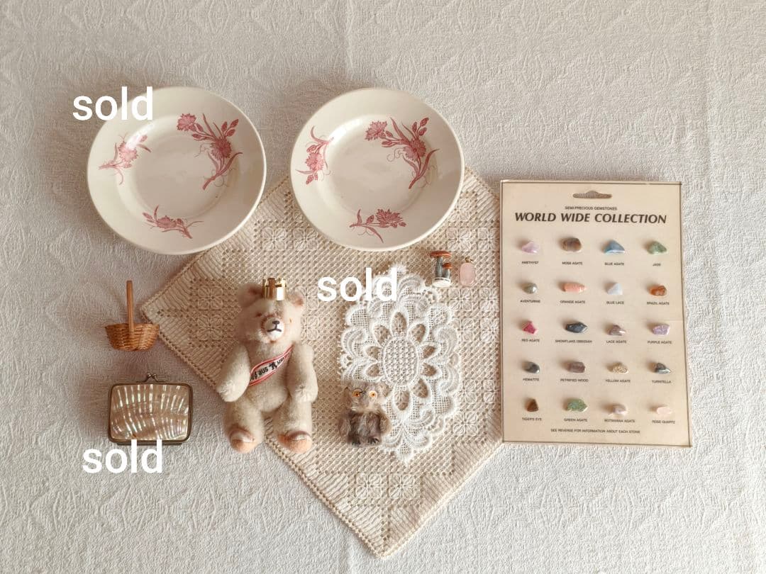 * vintage bear ❀ クリーム色の ベルリン・ベア