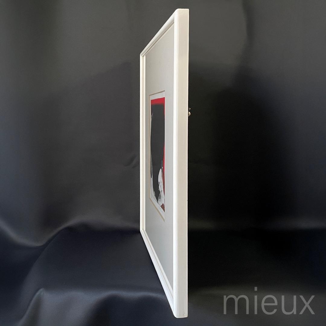 堀井英男「小石」エッチング 額付 サインあり 中古 美品