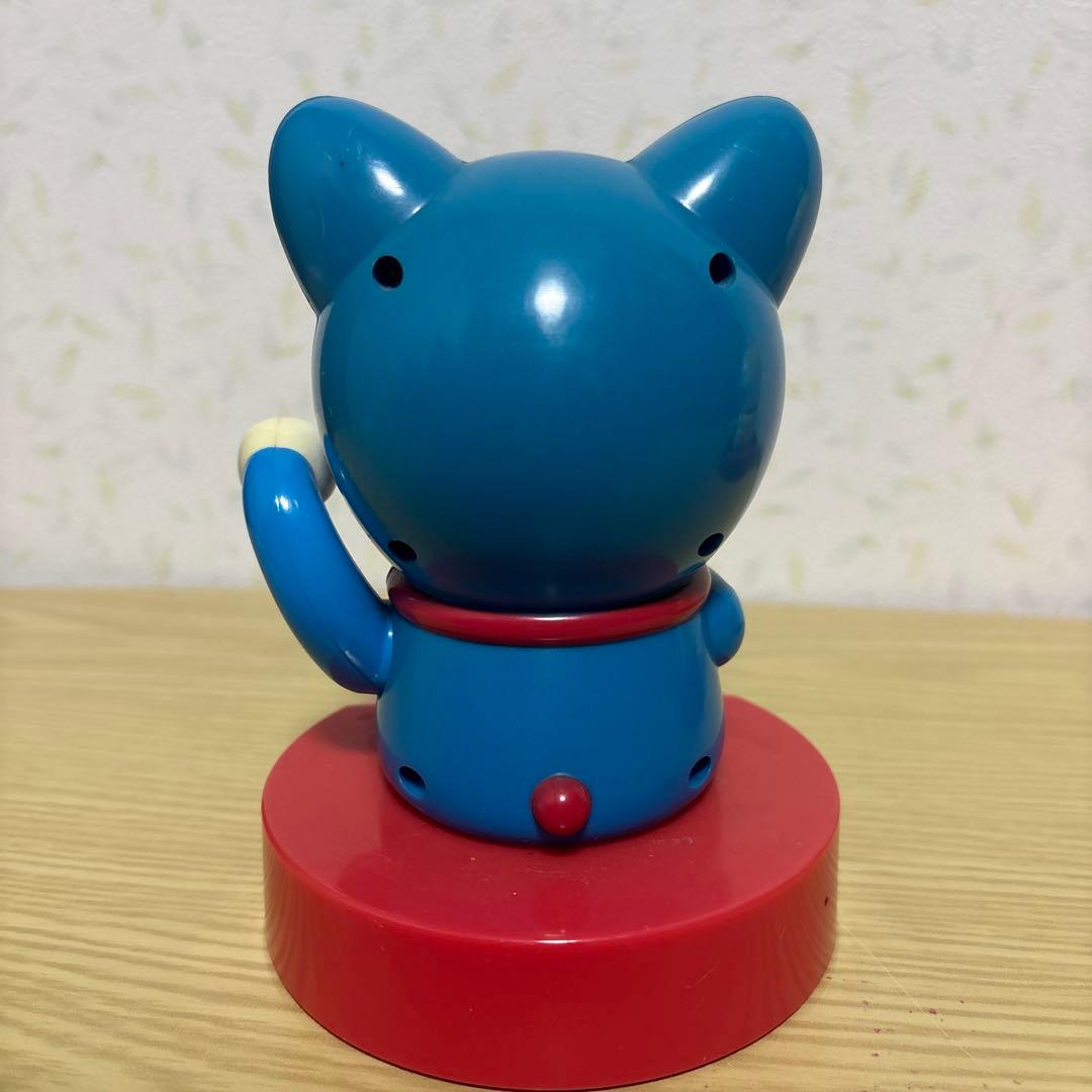 ドラえもん 福を呼ぶ招き猫 ソーラーフィギュア 青 黄色 猫型ロボット