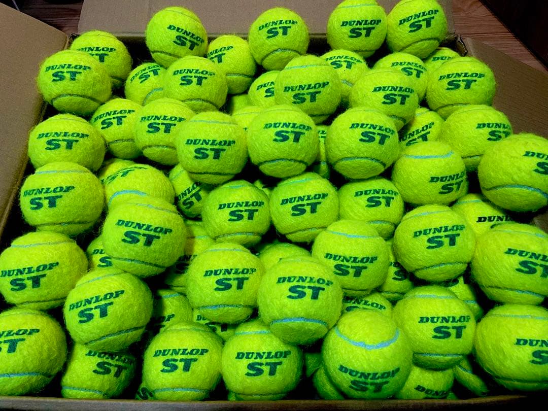 女子練1試合のみ　即日発送　中古硬式テニスボール200球