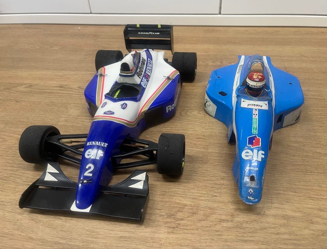 京商F1 電動ラジコンカー 1/10 ボディー2台付き