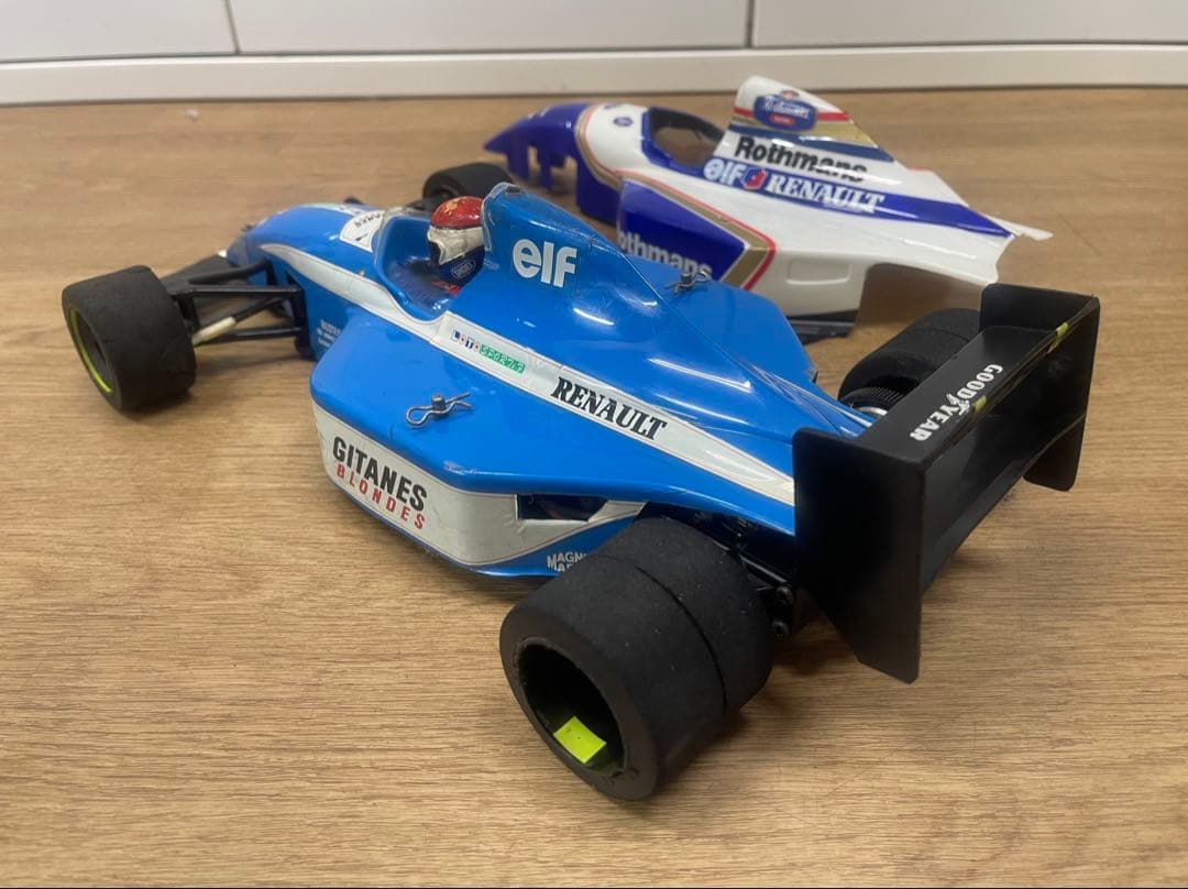 京商F1 電動ラジコンカー 1/10 ボディー2台付き