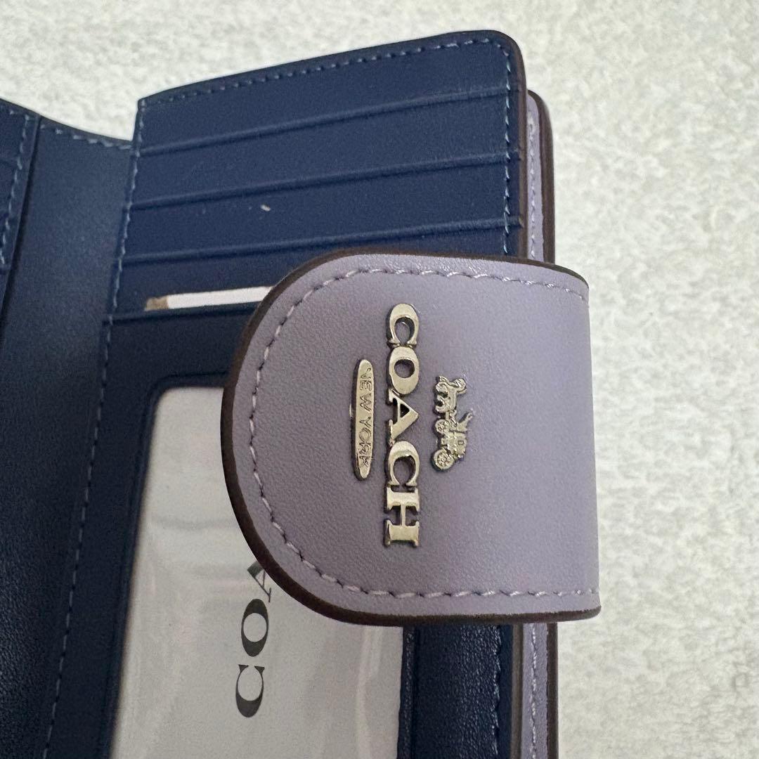 ❤️ラスト1点❤️ COACH 花柄 二つ折り財布 保存袋・箱付き