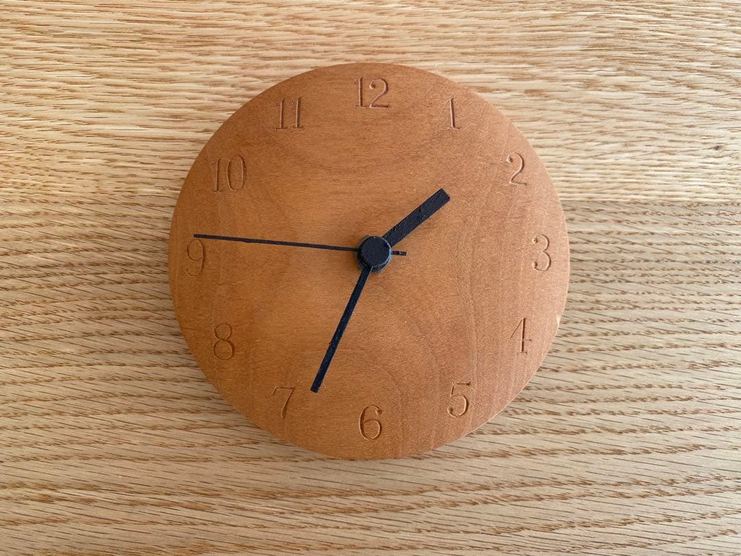 三谷龍二　時計　ウォールクロック　山桜