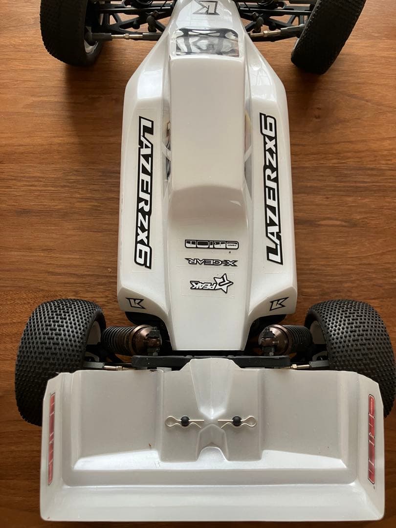 【現状品・オプション多数】京商 ラジコン レーシングバギーキット レーザーZX6