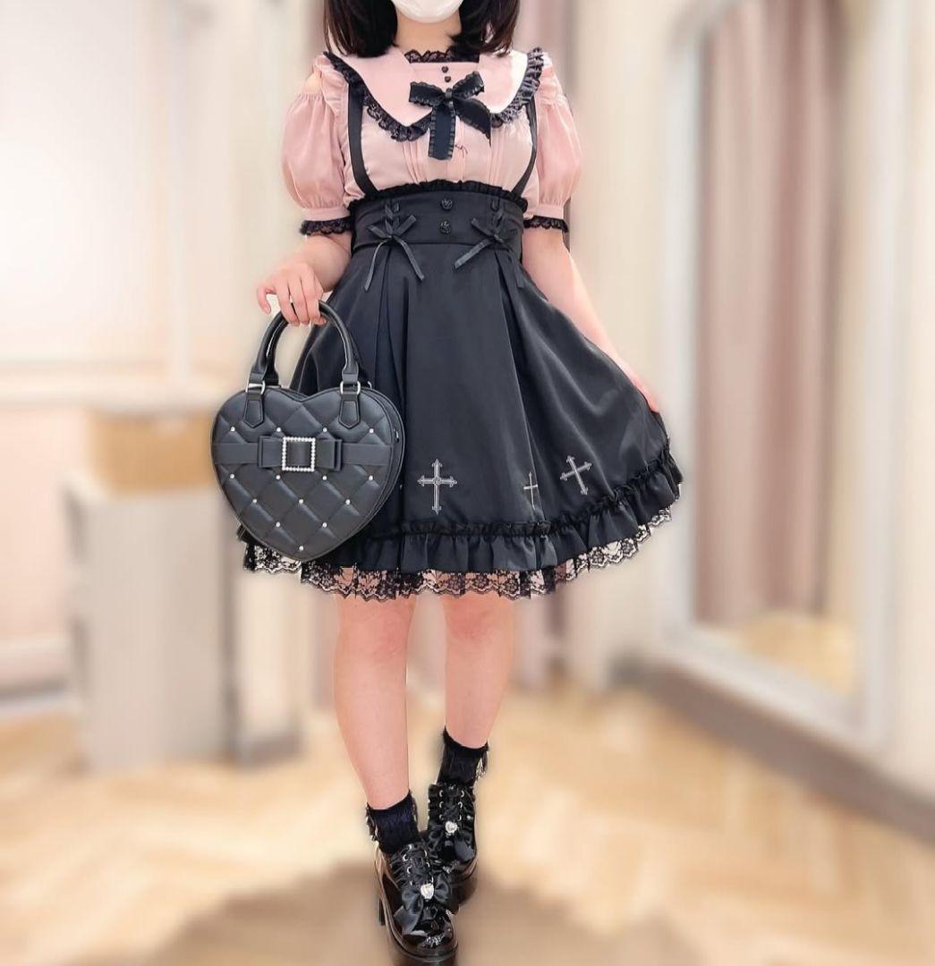 Amavel Rose Croix スカート ボルドー 新品 ノエミー