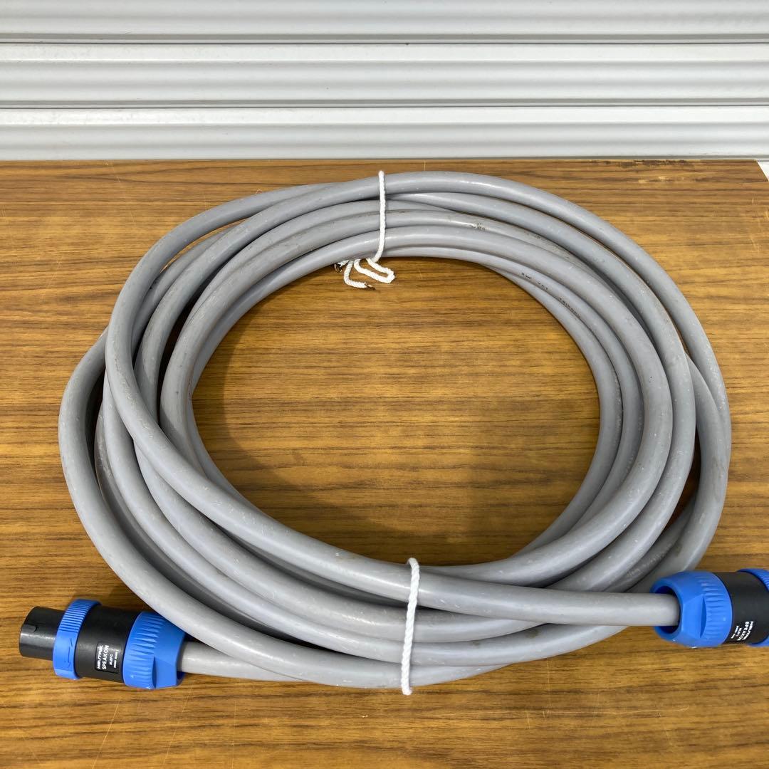 スピーカーケーブル2.0 ㎟ ×8芯10mスピコン仕様（2本セット）