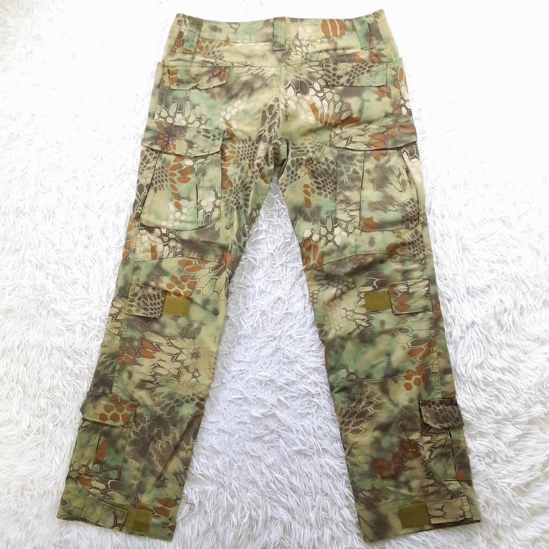 美品◎コンバットシャツ タクティカルパンツ セットアップ 迷彩柄 カモフラ柄