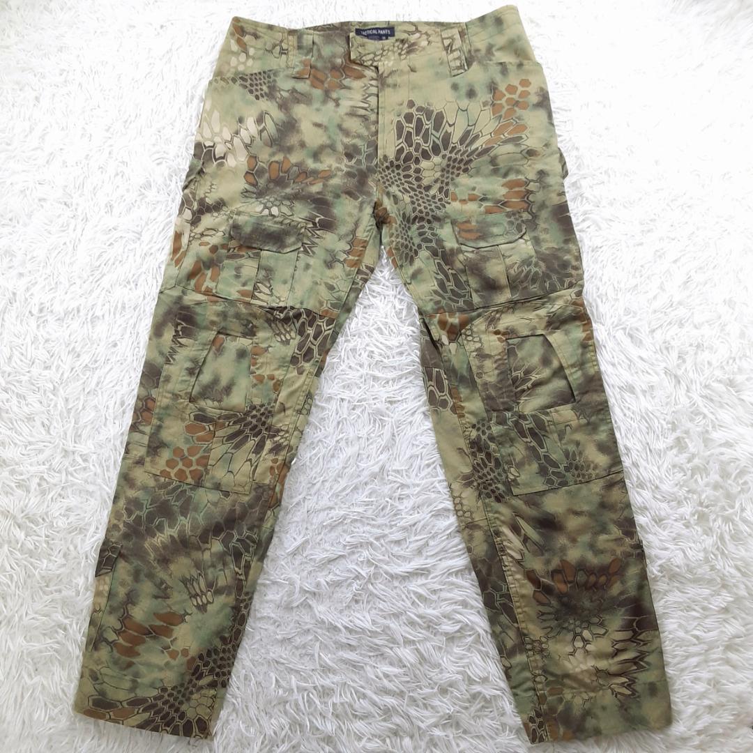 美品◎コンバットシャツ タクティカルパンツ セットアップ 迷彩柄 カモフラ柄