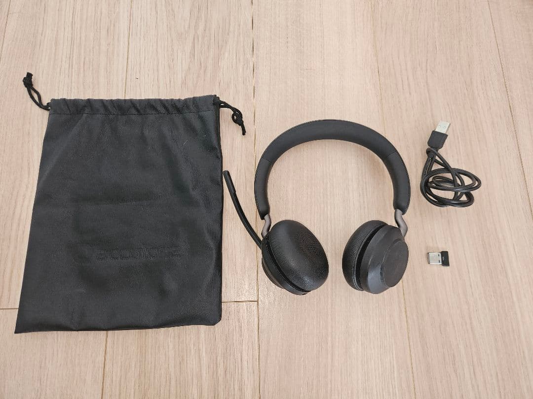 ブラック ワイヤレスヘッドセット