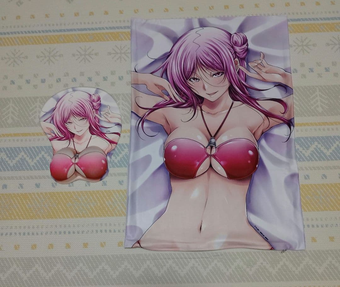 コトブキヤくじ ぐらんぶる　桜子　立体マウスパッド　 ピローケース セット