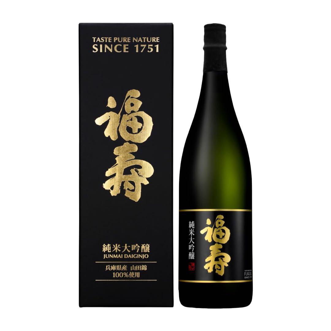 純米大吟醸　黒ラベル　福寿　日本酒　￼1.8L 神戸酒心館　未開封