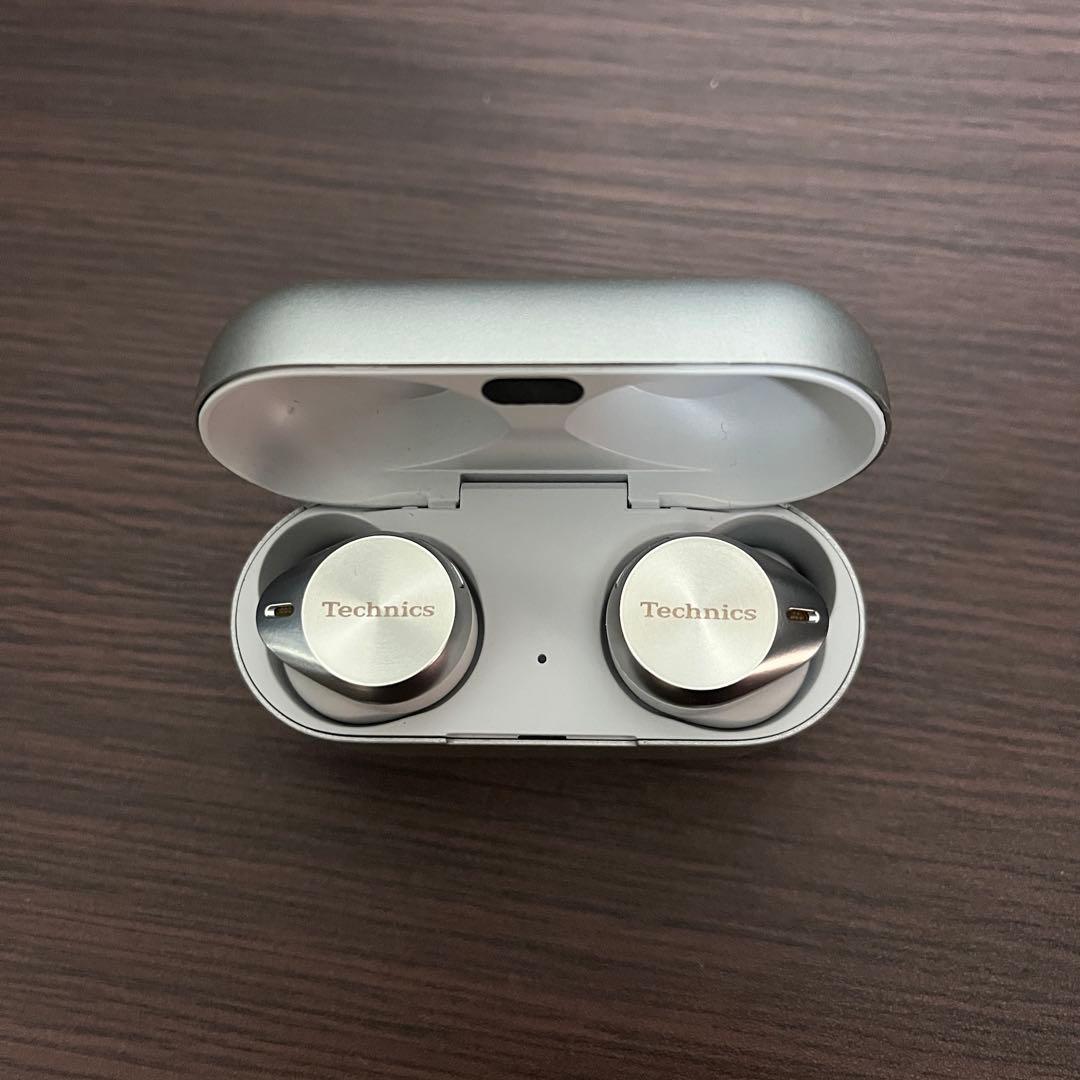 Technics EAH-AZ80 ワイヤレスイヤホン ケース付き シルバー美品