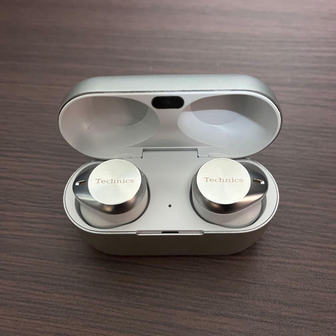 Technics EAH-AZ80 ワイヤレスイヤホン ケース付き シルバー美品