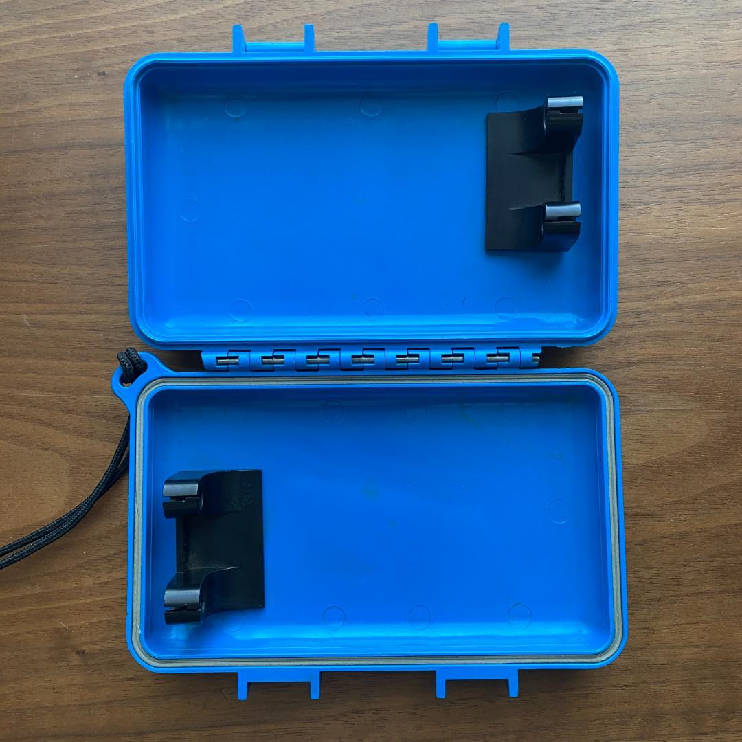 Shure カートリッジ ケース 防水 4本収納可能 使用感あり