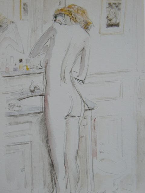 カシニョール（Cassigneul）、化粧、希少な画集より、新品高級額