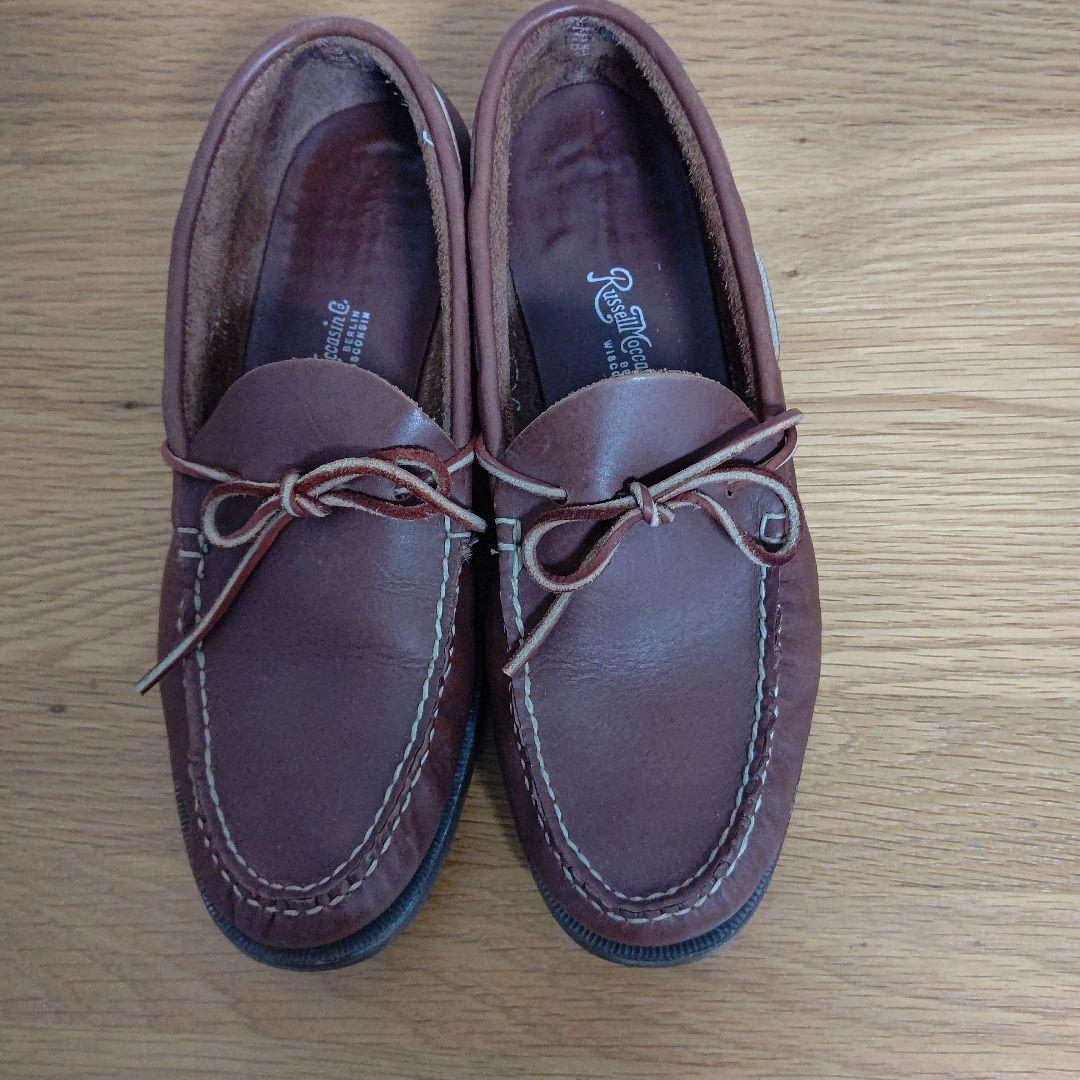 靴 RUSSELL Moccasin BOOTS 25cm