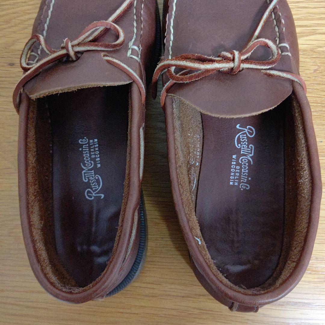 靴 RUSSELL Moccasin BOOTS 25cm