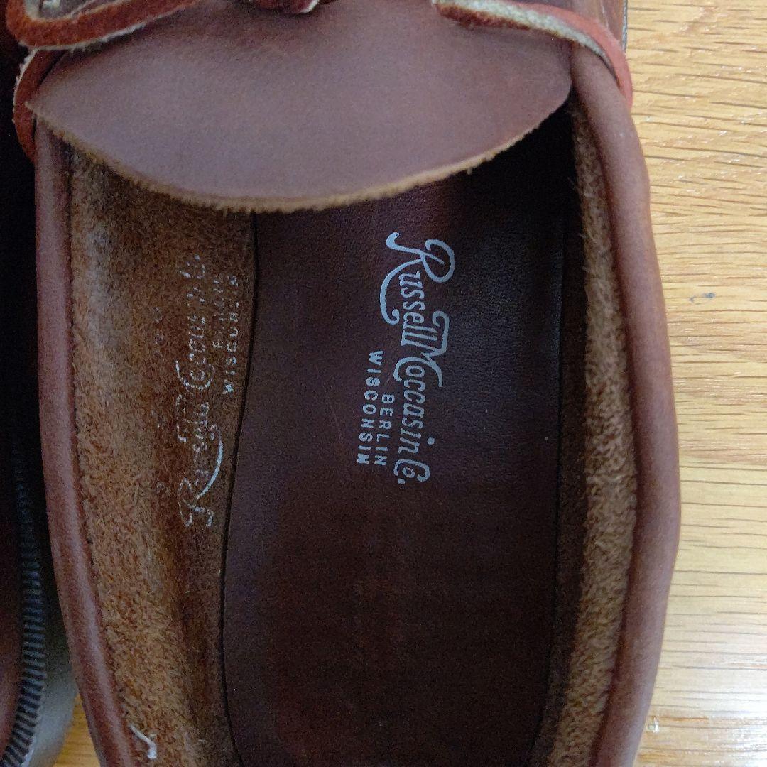 靴 RUSSELL Moccasin BOOTS 25cm