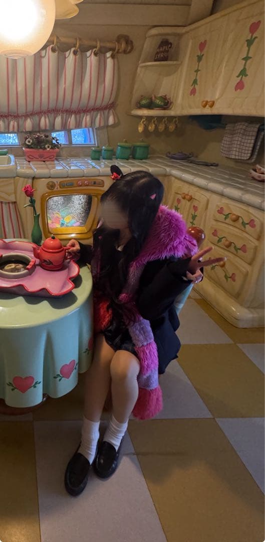 ディズニーマフラーキャップチェシャ猫　JK