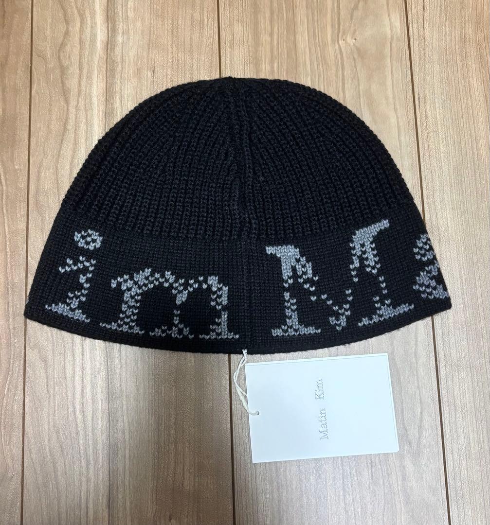 Martin Kim ロゴ入りニット帽