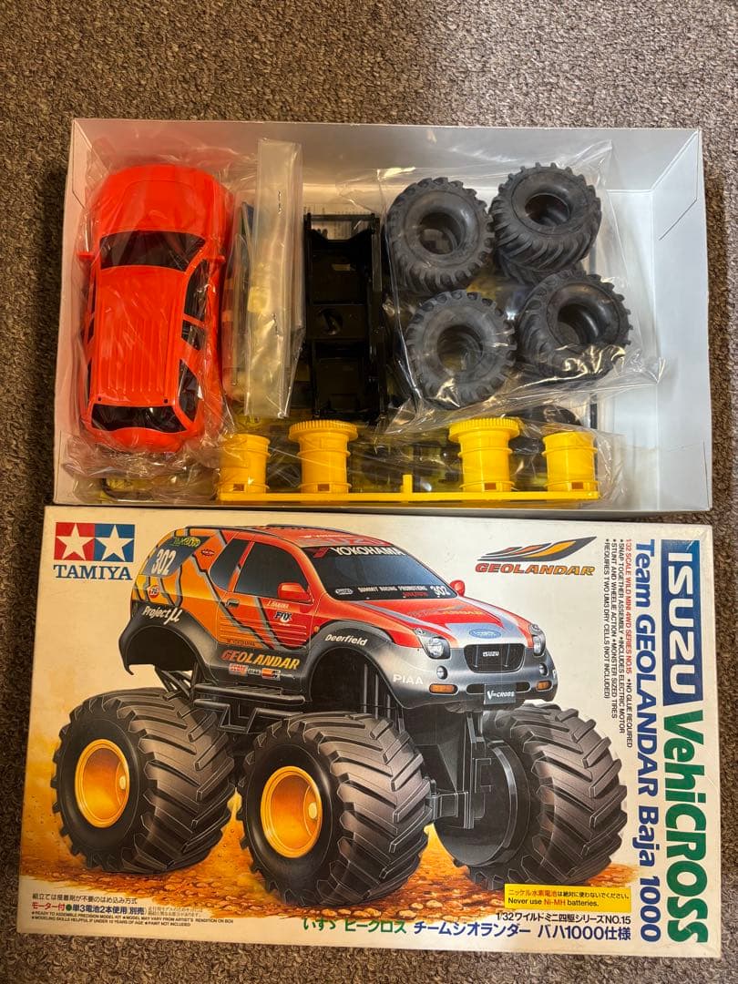 いすゞ ビークロス チームジオランダー バハ1000仕様 ミニ四駆　コレクション