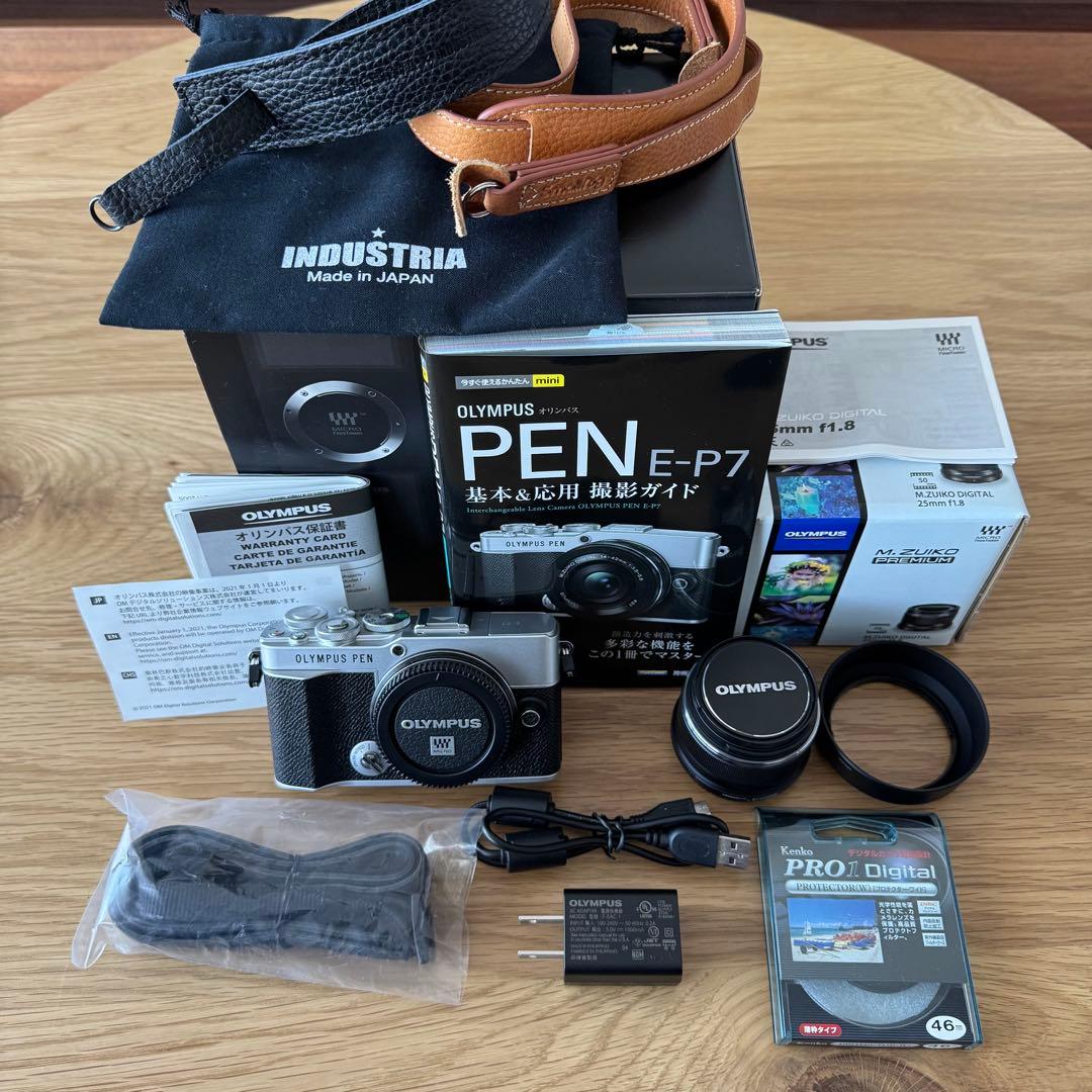OLYMPUS PEN E-P7 ミラーレス一眼 カメラ セット